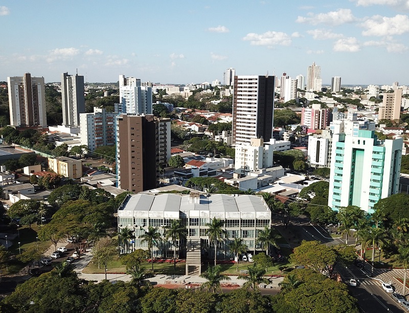Vista da sede urbana de Umuarama, município da Região Noroeste do Paraná. Foto: Prefeitura de Umuarama/Divulgação