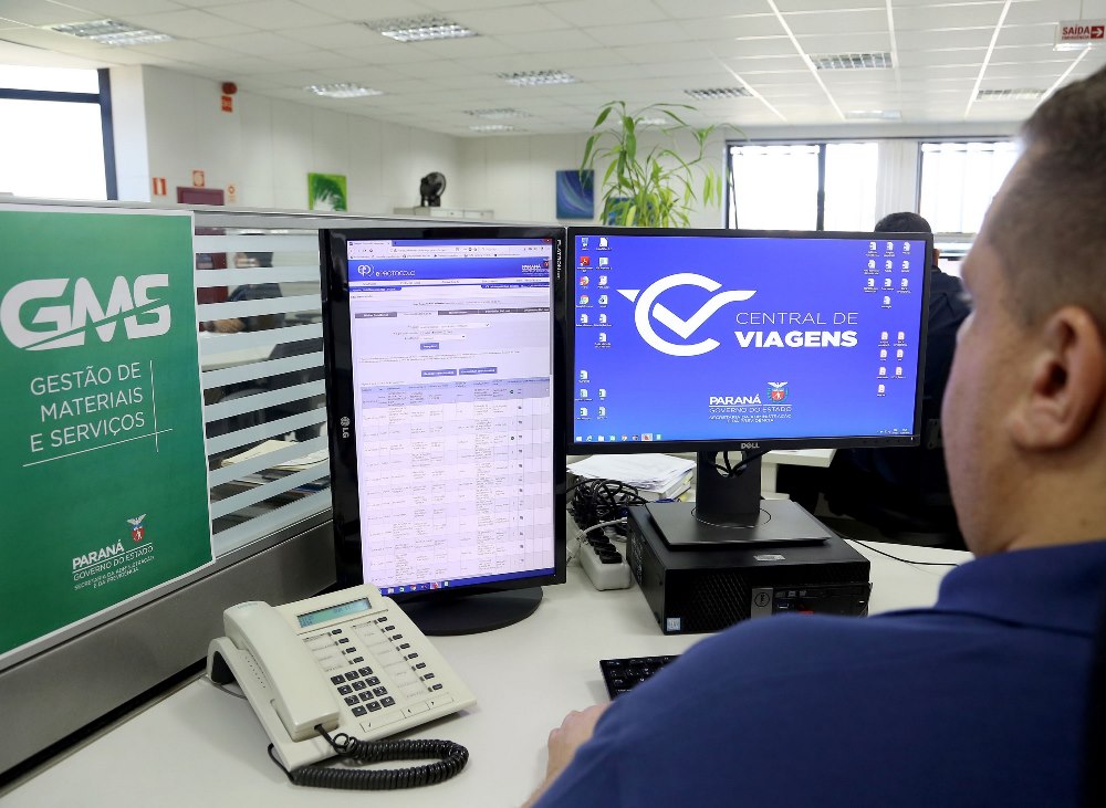 A utilização do Sistema de Gestão de Materiais, Obras e Serviços (GMS)é obrigatória em todos os órgãos da administração estadual paranaense, conforme determina o Decreto Estadual nº 5.880/2020. Foto: Agência Estadual de Notícias/Divulgação