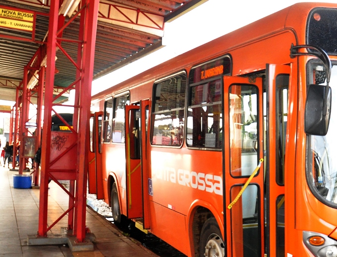 Ônibus que integra o sistema de transporte coletivo de Ponta Grossa. Foto: Divulgação/Prefeitura de Ponta Grossa