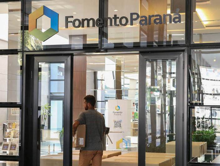 Sede da Agência de Fomento do Paraná S.A., em Curitiba. Foto: Agência de Notícias do Paraná/Divulgação