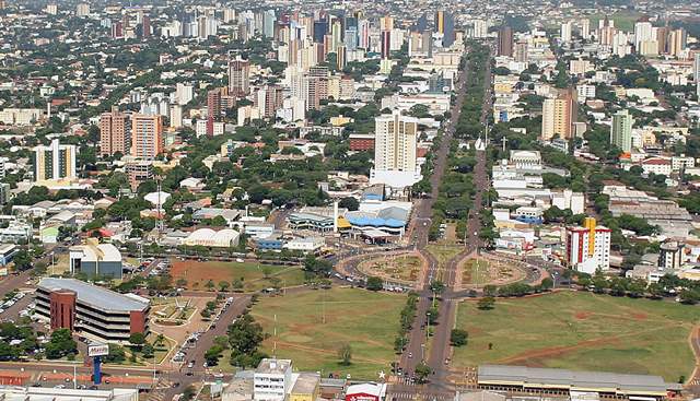 Vista aérea de Cascavel, município mais populoso da região Oeste do Paraná. Foto: Vanderlei Faria/Divulgação Prefeitura de Cascavel