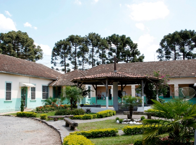 Vista do Centro Estadual de Educação Profissional (CEEP) Professor Lysímaco Ferreira da Costa, localizado no Município de Rio Negro, Sul do Paraná. Foto: Hedeson Alves - Secretaria de Estado da Educação/Divulgação