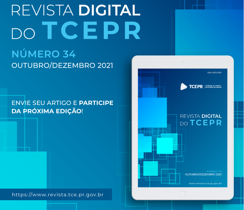 A Revista Digital do TCE-PR publica artigos nas áreas de Administração, Contabilidade, Direito e Economia, acórdãos selecionados da Corte e legislação que merece destaque, nas esferas federal e estadual, além de normas editadas pelo próprio Tribunal de Contas. Ilustração: Núcleo de Imagem/Diretoria de Comunicação Social
