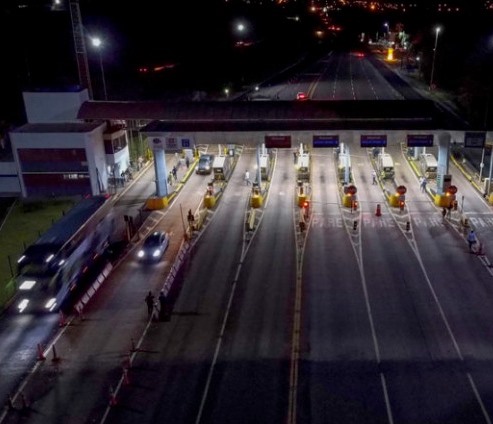 Praça de pedágio desativada na Rodovia BR-369, em Jataizinho. Foto: Agência Estadual de Notícias/Divulgação