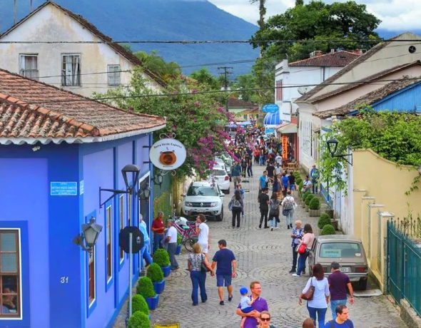 Vista do centro histórico de Morretes, cidade turística do Litoral do Paraná. Foto: Divulgação