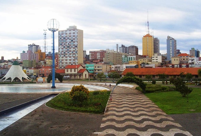 Vista de Ponta Grossa, município dos Campos Gerais do Paraná. Foto: Divulgação