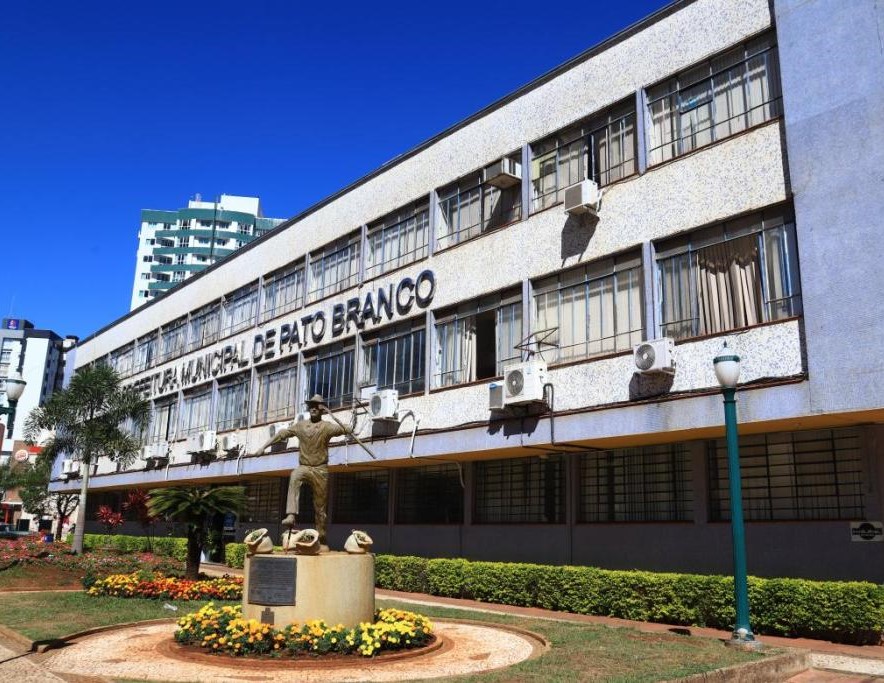 Prefeitura de Pato Branco, município da região Sudoeste do Paraná Foto: Divulgação