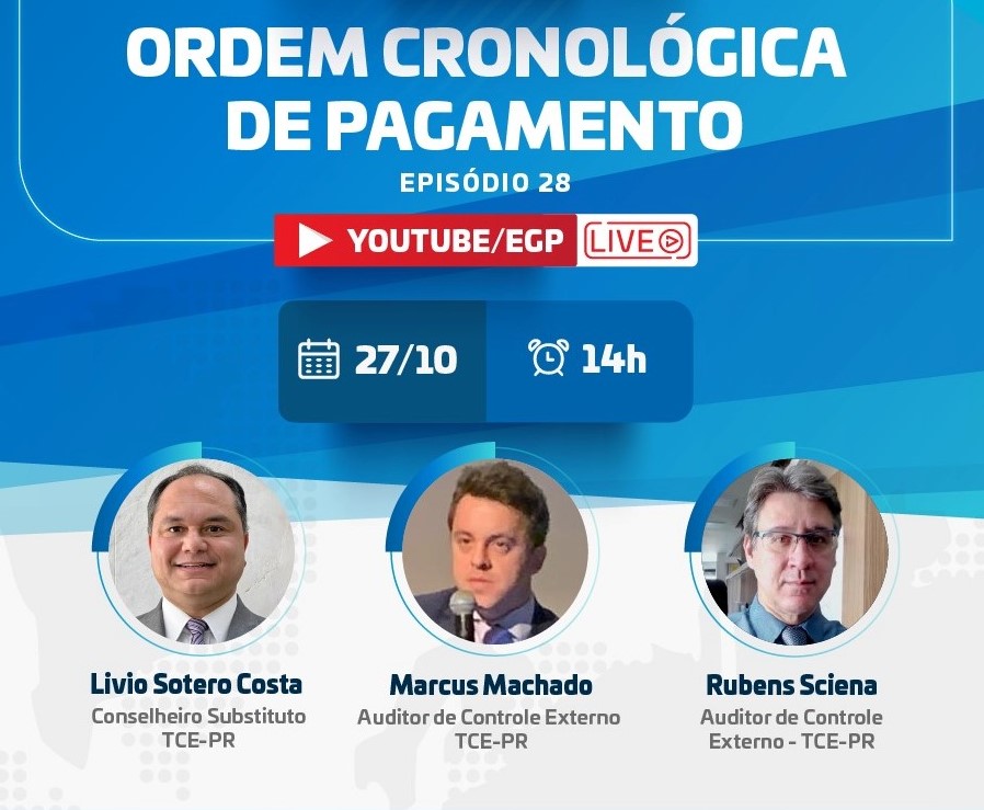 Ordem Cronológica de Pagamentos é o tema do 28º episódio da série sobre a Nova Lei de Licitações e Contratos