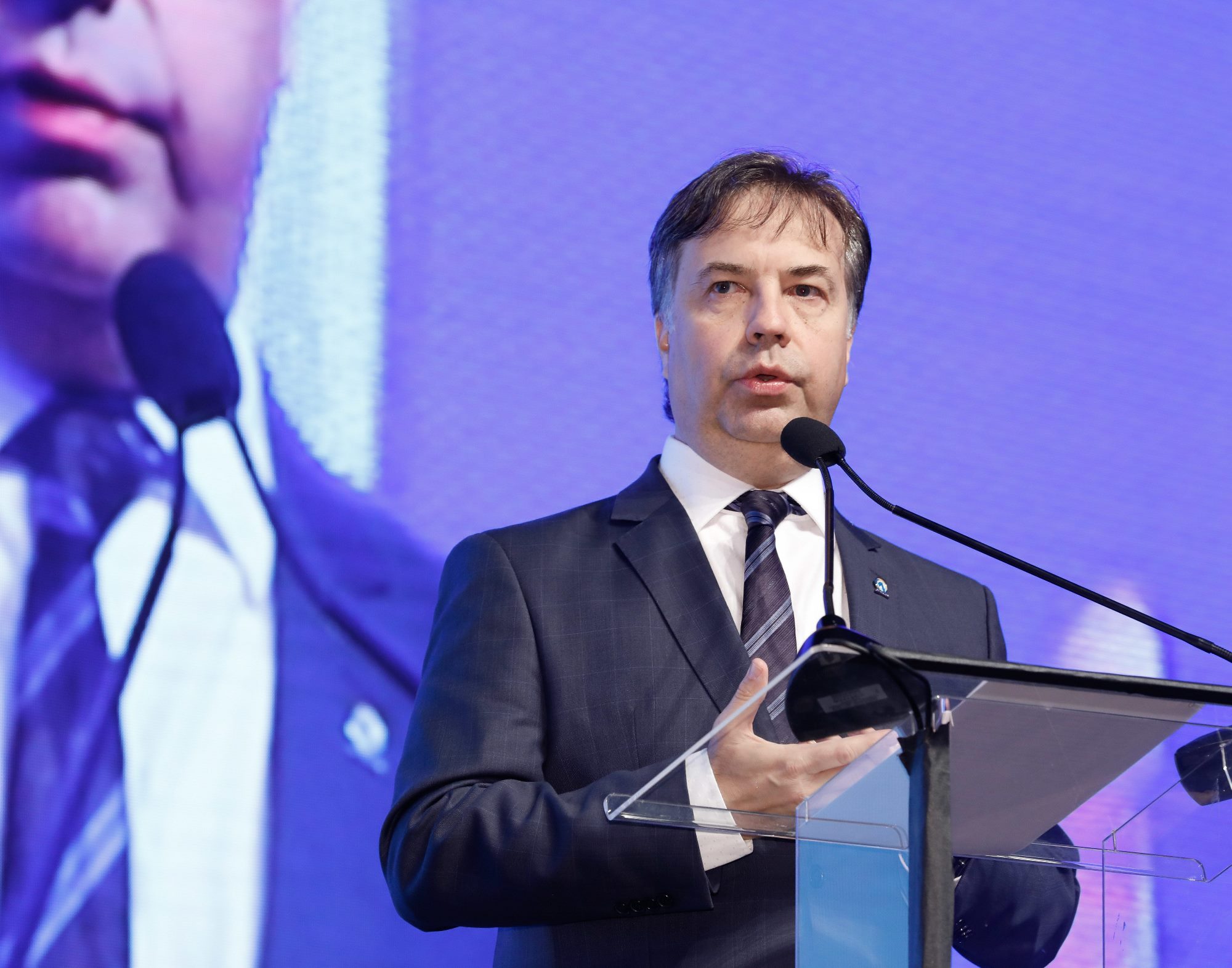O conselheiro Fábio Nogueira, presidente da Atricon, participa do 1º Congresso Internacional dos Tribunais de Contas, realizado em Foz do Iguaçu, em novembro de 2019. Foto: Wagner Araújo/Divulgação TCE-PR