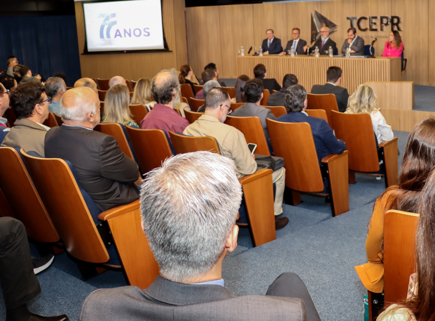 Abertura da "Semana da Inovação", evento em comemoração aos 77 anos do TCE-PR, celebrados em 2 de junho. Foto: Fabiano Contador/TCE-PR