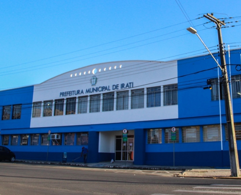 Prefeitura de Irati, município da região Centro-Sul do Paraná. Foto: Divulgação