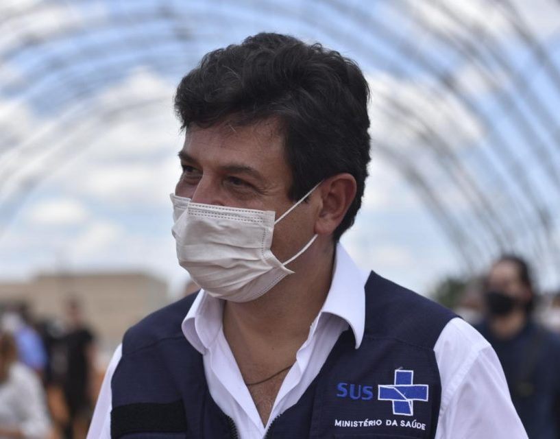 O médico sul-matogrossense Luiz Henrique Mandetta, quando exercia o cargo de ministro da Saúde. Foto: Divulgação