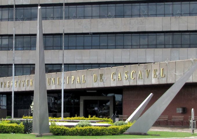 Sede da Prefeitura de Cascavel, município mais populoso da região Oeste do Paraná. Foto: Prefeitura de Cascavel/Divulgação