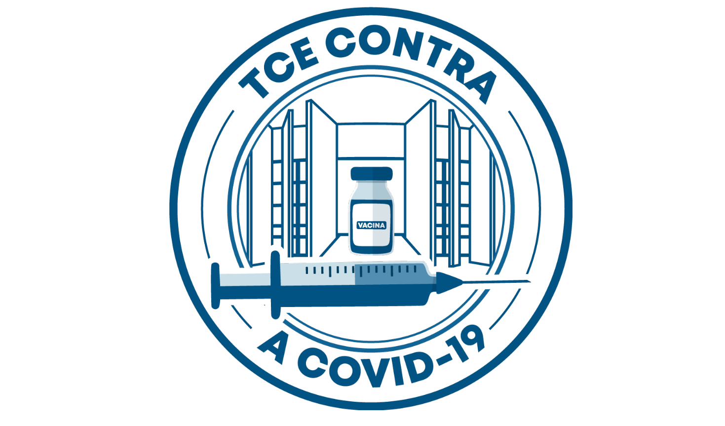 O TCE-PR desenvolve ações para o combate à Covid-19. Ilustração: Núcleo de Imagem/Diretoria de Comunicação Social TCE-PR