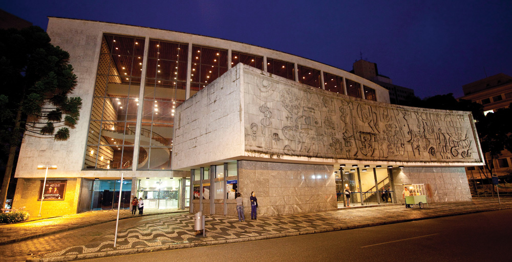 Teatro Guaíra, em Curitiba. Foto: Divulgação