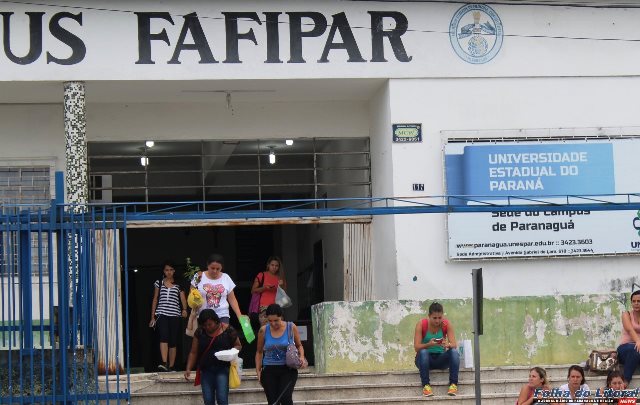 Campus da Faculdade Estadual de Filosofia, Ciências e Letras de Paranaguá (Fafipar), integrante da Universidade Estadual do Paraná (Unespar). Foto: Jornal Folha do Litoral/Divulgação