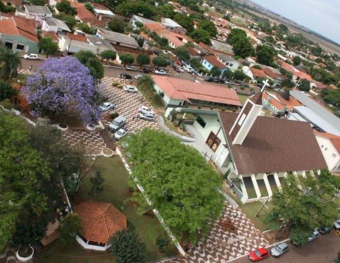 Vista da área urbana de Janiópolis, município da região Noroeste do Paraná. Foto: Divulgação