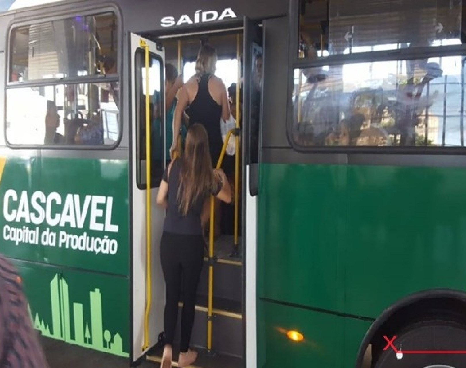 Ônibus do sistema de transporte coletivo de Cascavel, principal cidade da região Oeste do Paraná. Foto: Divulgação