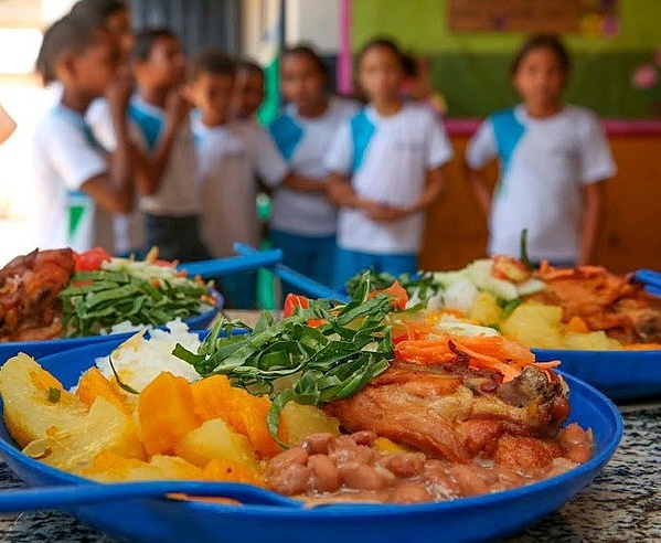 Merenda servida em escola pública. Foto: Agência Brasil/Divulgação