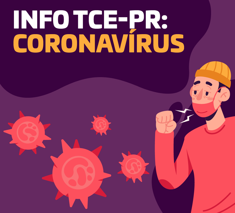 Hotsite reúne decisões, informações e orientações do TCE-PR em relação à pandemia do novo coronavírus (Covid-19). Ilustração: Núcleo de imagem da Diretoria de Comunicação Social/Divulgação