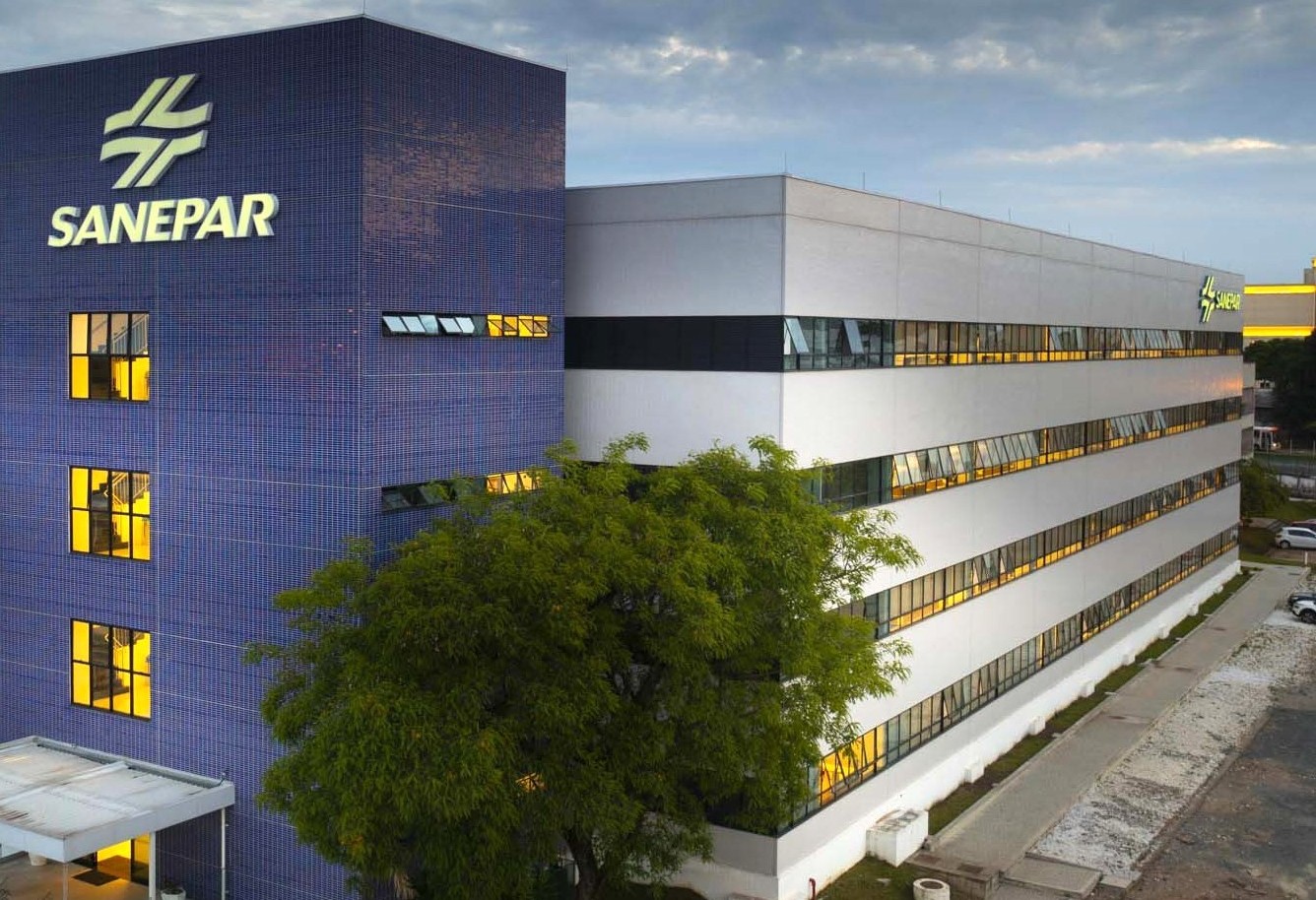 Sede da Companhia de Saneamento do Paraná (Sanepar), em Curitiba
