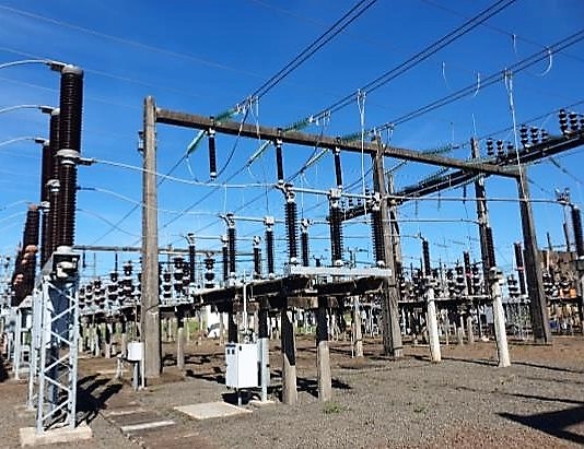 Subestação da Copel Distribuição S.A., inspecionada por uma equipe de fiscalização do TCE-PR Foto: TCE-PR/Divulgação