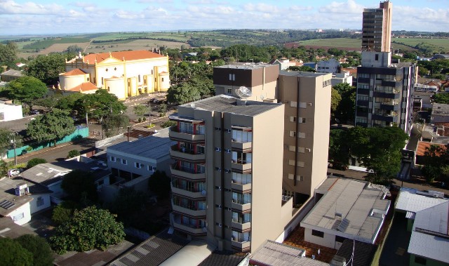 Vista aérea de Rolândia, município da Região Norte do Paraná. Foto: Divulgação