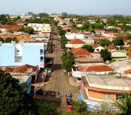 Vista aérea da sede urbana de Jardim Alegre, município da Região Central do Paraná. Foto: Divulgação