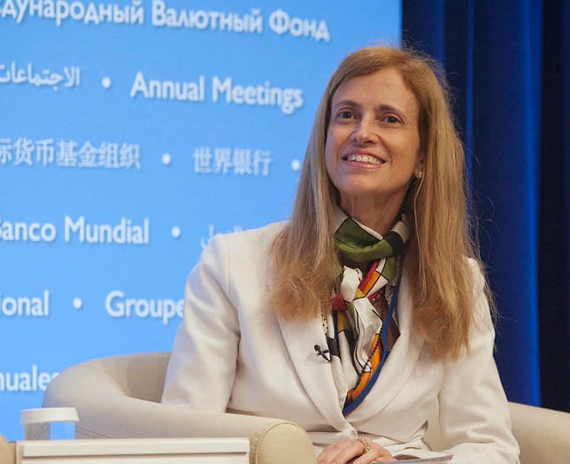 A professora e ex-ministra Cláudia Costin, em evento do Banco Mundial. Foto: Banco Mundial/Divulgação