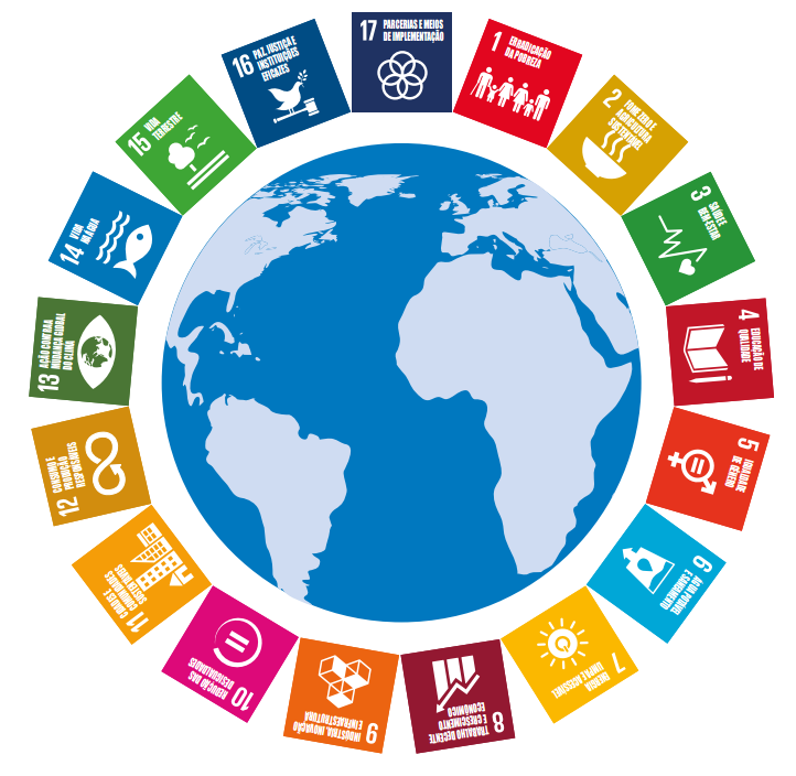 Os Objetivos de Desenvolvimento Sustentável (ODS) da Organização das Nações Unidas (ONU) Imagem: Divulgação