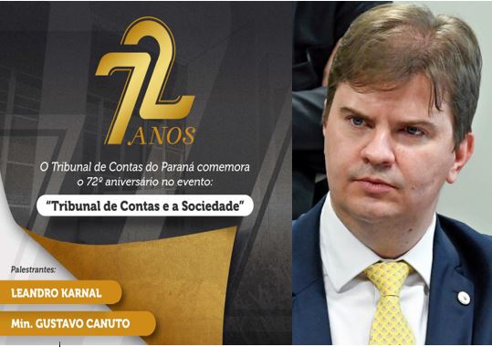 O ministro do Desenvolvimento Regional, Gustavo Canuto, fará palestra com o tema Tribunal de Contas e a Sociedade no evento de aniversário de 72 anos da criação do TCE-PR