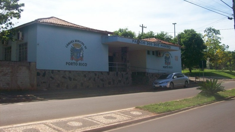 Prefeitura e Câmara municipal de Porto Rico  (foto: Divulgação/Nestor José Dias Filho)