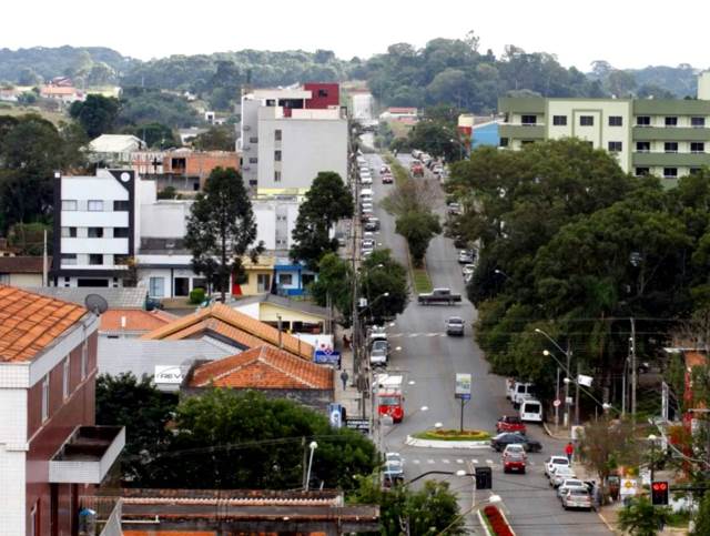 Vista da área central de São Mateus do Sul. Foto: Divulgação