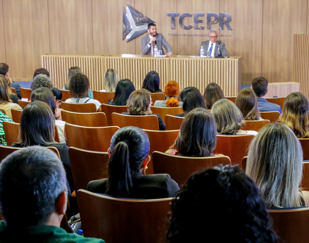 Ouvidoria Day de 2025, realizado nesta quinta-feira (20 de março), no auditório do TCE-PR, reuniu 140 participantes. Foto: Mauro Beghetto Penteado/TCE-PR