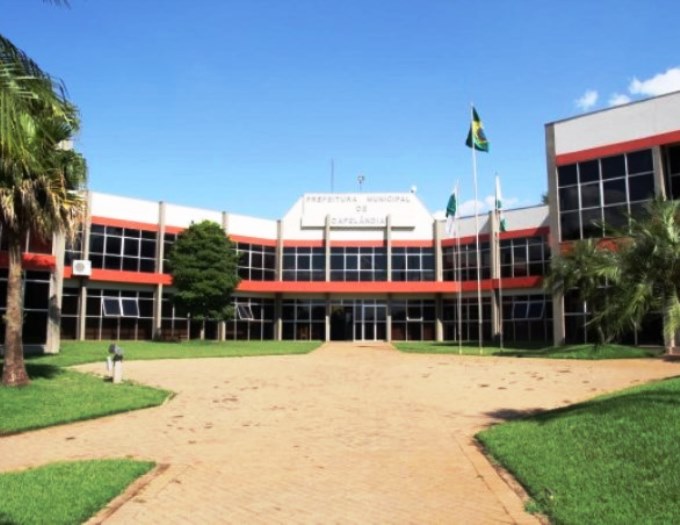Prefeitura de Cafelândia, município da Região Oeste do Paraná. Foto: Divulgação