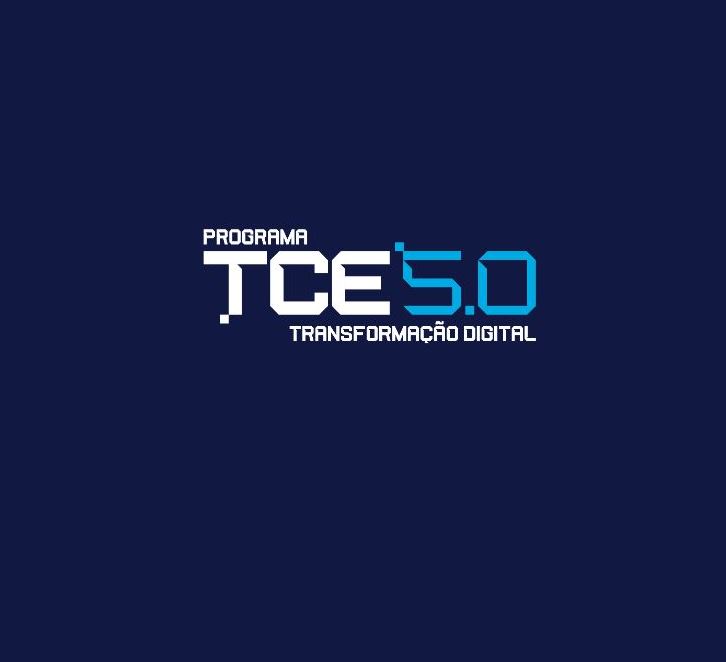 Logomarca do Programa TCE 5.0 - Transformação Digital e Inovação