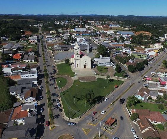 Vista da sede urbana de Quitandinha, município da Região Metropolitana de Curitiba. Foto: Divulgação