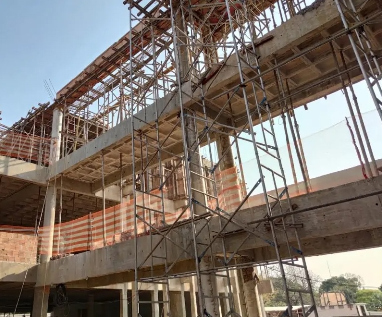 Obra realizada pela Universidade Estadual de Londrina (UEL). Foto: Agência UEL de Notícias/Divulgação