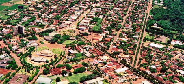 Vista aérea de Assis Chateaubriand, município da região Oeste do Paraná. Foto: Divulgação