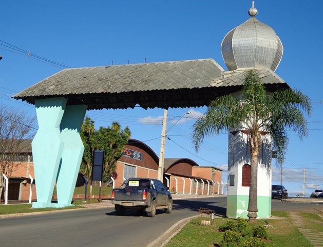Portal de Prudentópolis, município dos Campos Gerais do Paraná. Foto: Divulgação