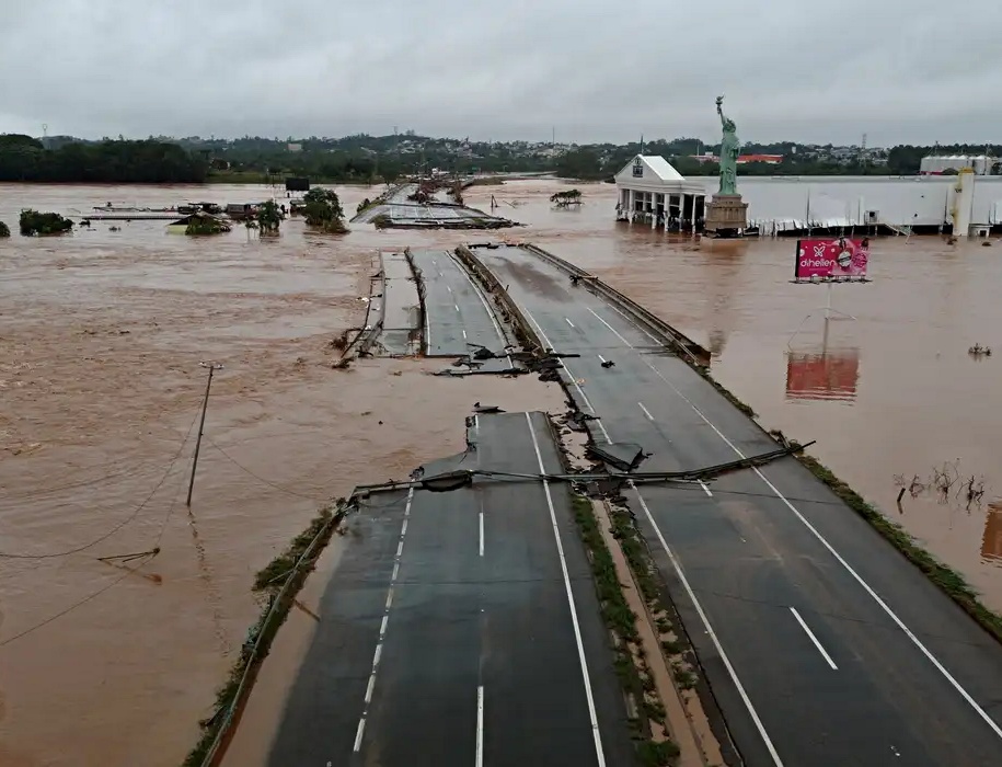 Área alagada pela enchente histórica que atingiu o Rio Grande do Sul. Foto: Agência Brasil/Divulgação