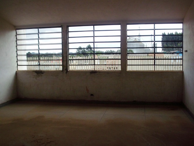 Foto tirada pela equipe da Coordenadoria de Obras Públicas do TCE-PR mostra obra paralisada da Escola Municipal Prefeito Ivo Barbosa, em Contenda. Foto: Divulgação TCE-PR