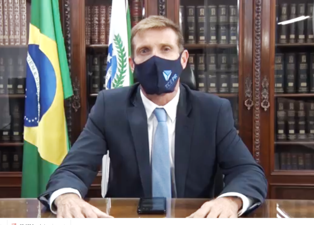 O conselheiro Fabio Camargo, presidente do TCE-PR. Imagem: Divulgação