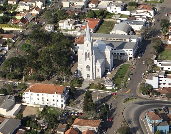 Vista da área central de São Mateus do Sul. Foto: Divulgação