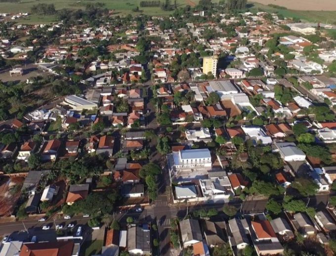 Vista aérea da sede urbana de Flórida, município da Região Norte do Paraná. Foto: Divulgação