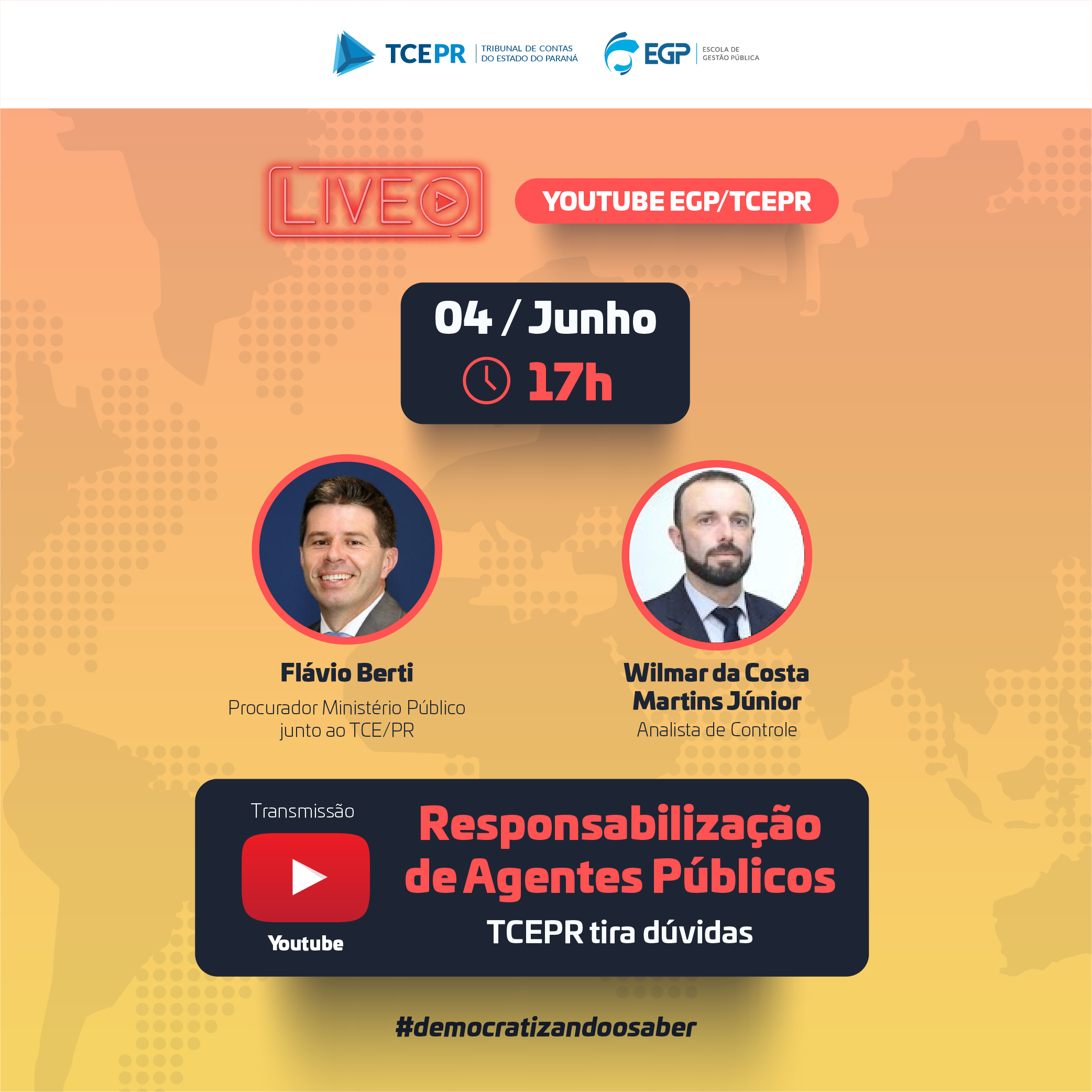 TCE-PR promove a capacitação Covid-19: Responsabilização de Agentes Públicos.