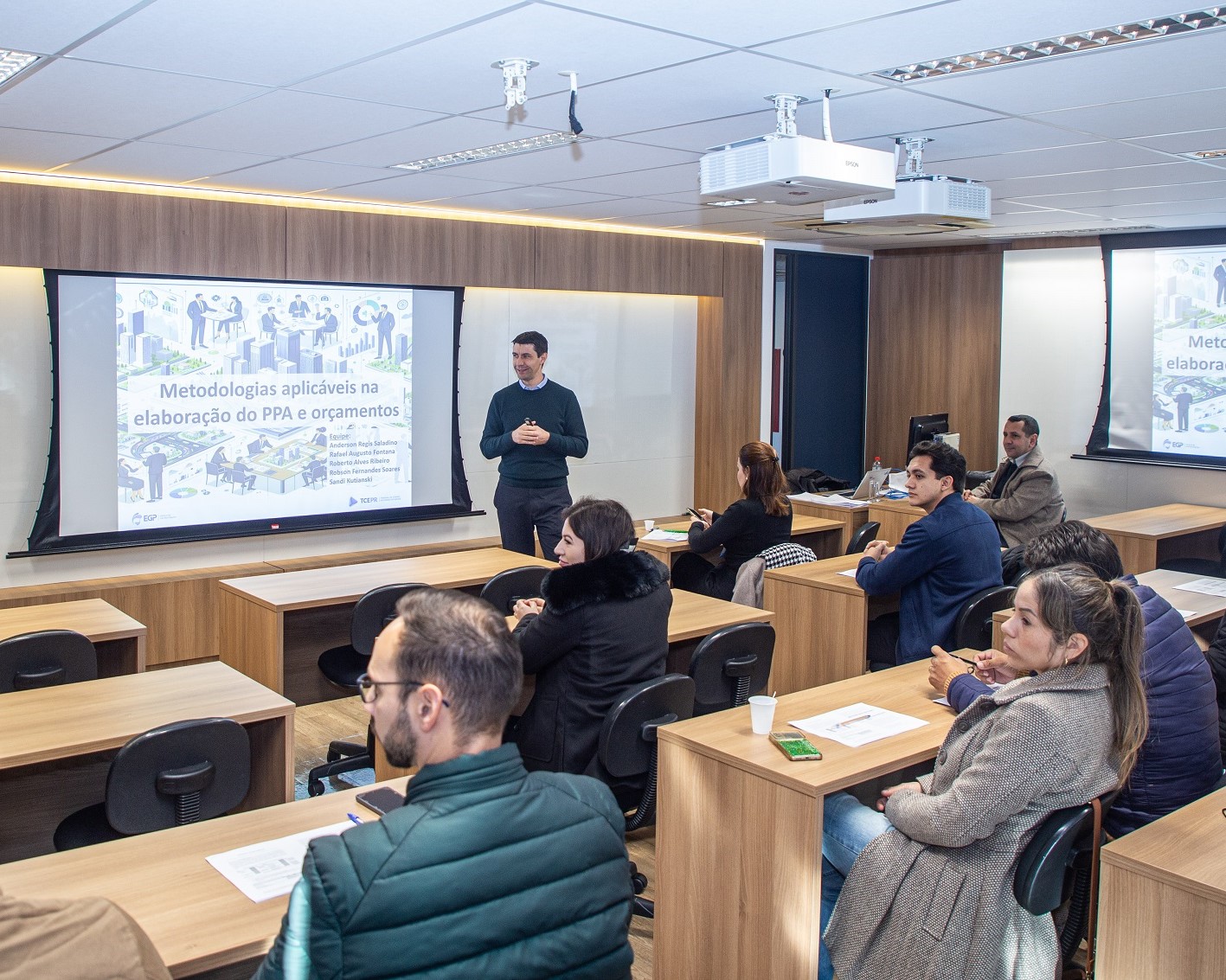 Oficina do Tribunal de Contas do Estado do Paraná promovida na sede do TCE-PR para os municípios da Região Metropolitana de Curitiba a respeito do Plano Plurianual (PPA) nesta quarta-feira (25 de junho)