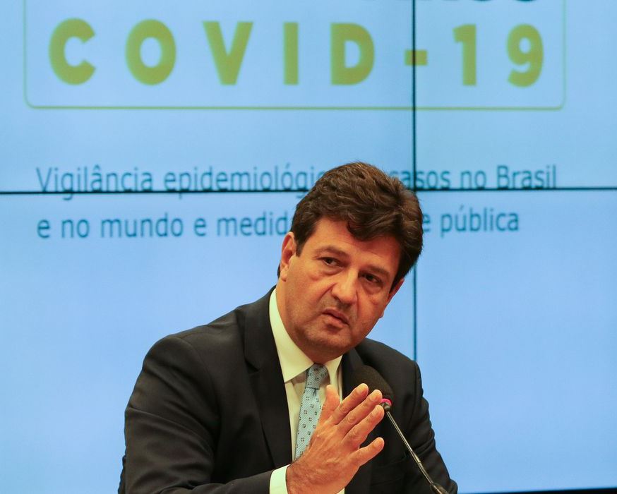 O médico sul-matogrossense Luiz Henrique Mandetta, durante entrevista quando exercia o cargo de ministro da Saúde. Foto: Fábio Pozzebom/Agência Brasil - Divulgação