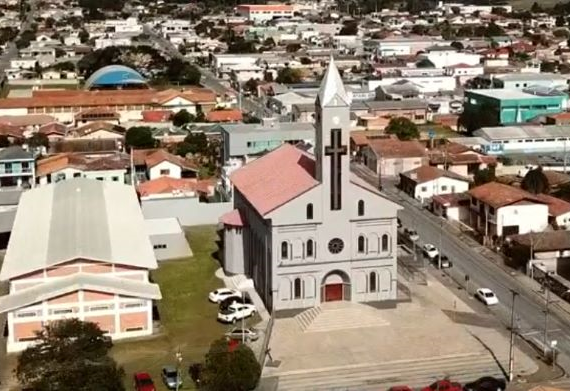 Vista do município de Rebouças, no Centro-Sul do Estado. Foto: Divulgação