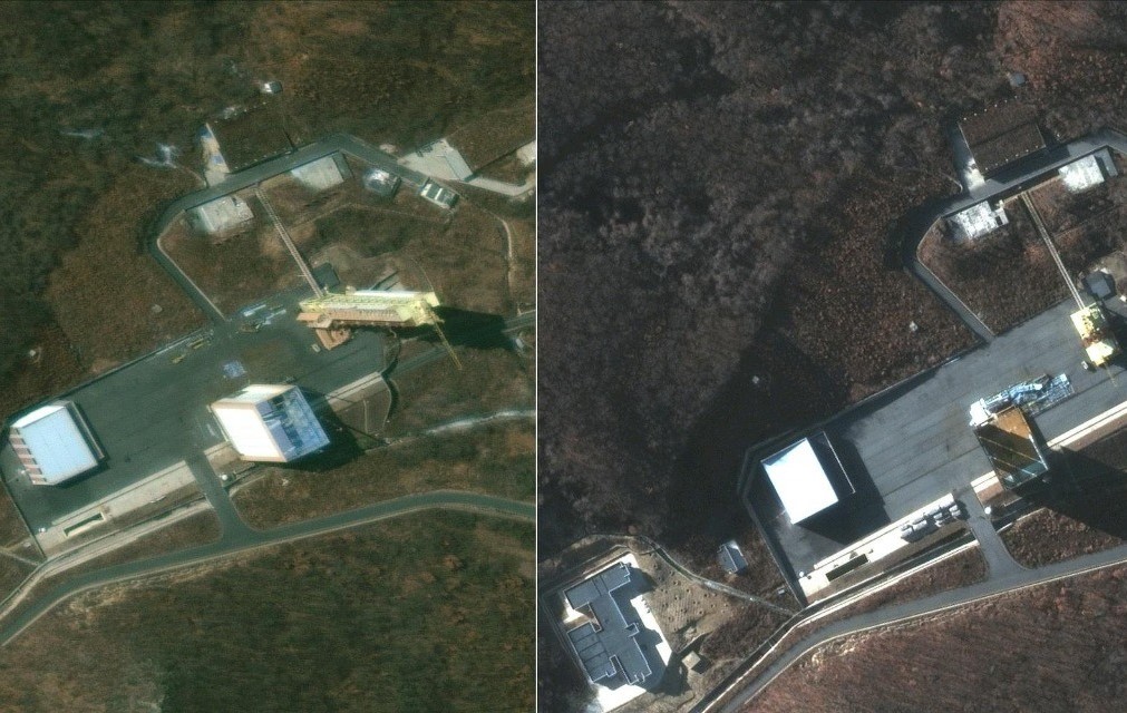 Evolução de obras públicas pode ser monitorada por imagens de satélite. Imagens: Reprodução